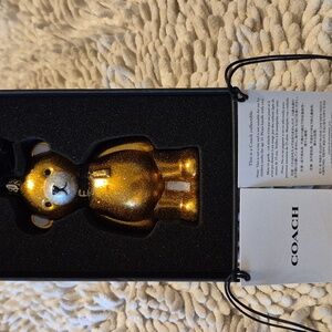 Coach Collectible 2025 Christmas Bear 🐻 Ornament [4-0]